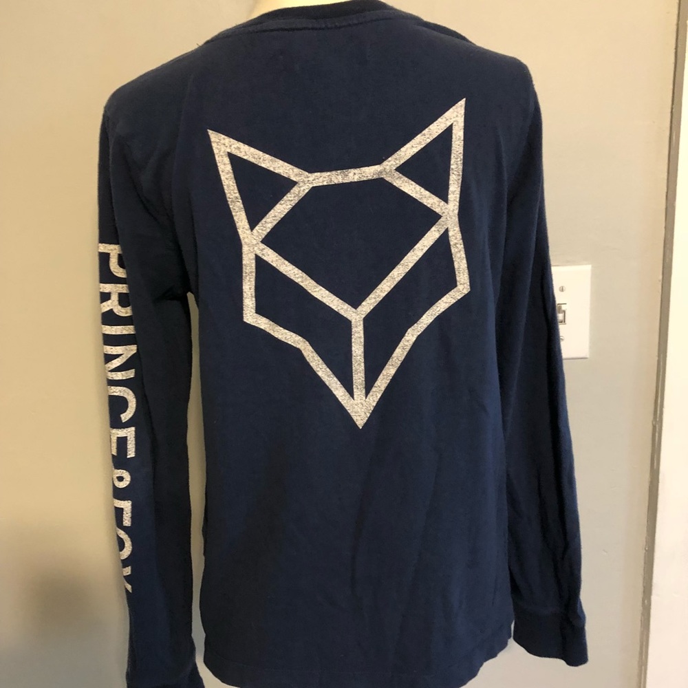 Prince & Fox navy long sleeve T-shirt - Picture 1 of 7